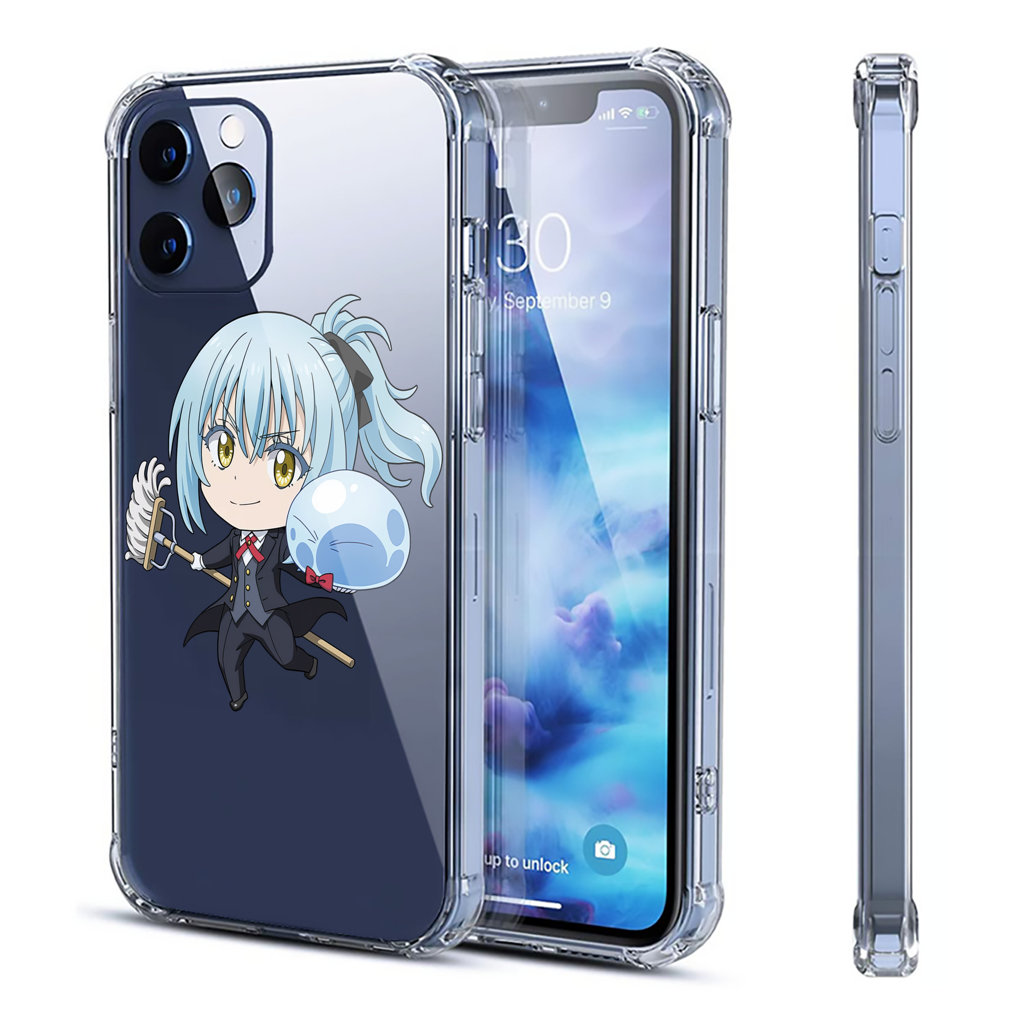 （画像用） 転スラ Regarding Reincarnated to Slime 【iPhone 12シリーズ対応】透明スマホケース（クリアソフトケース）